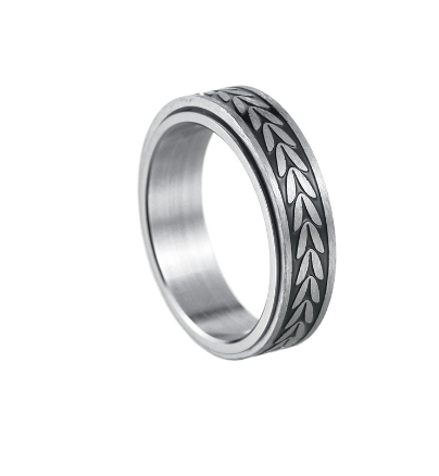 Titanium Steel Ring for Men's and Women's Fashion
