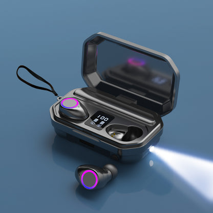 F9 Bluetooth TWS Earbuds with Touch Control and Display