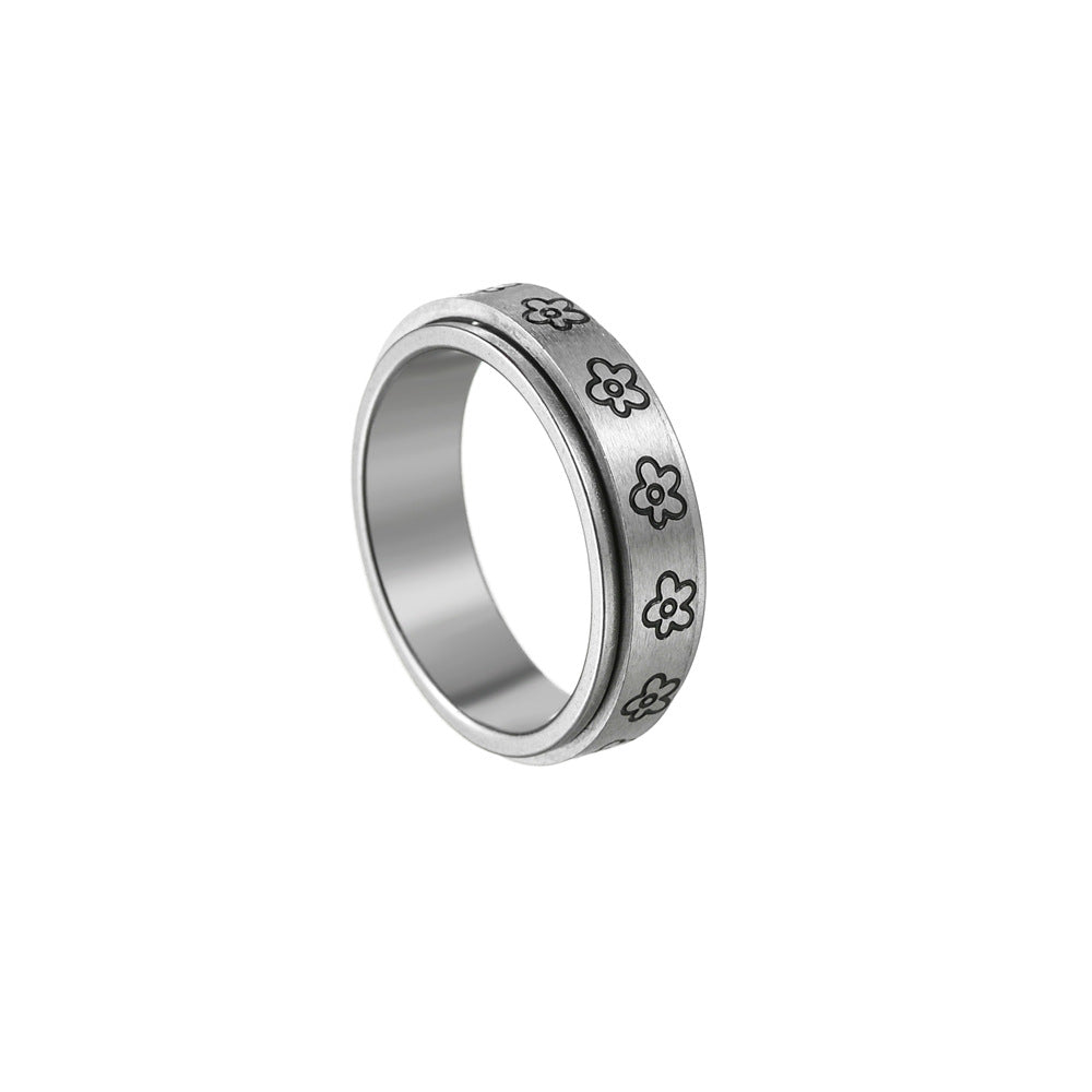 Titanium Steel Ring for Men's and Women's Fashion