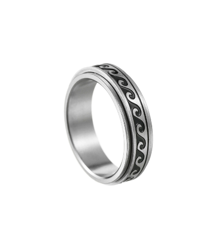 Titanium Steel Ring for Men's and Women's Fashion