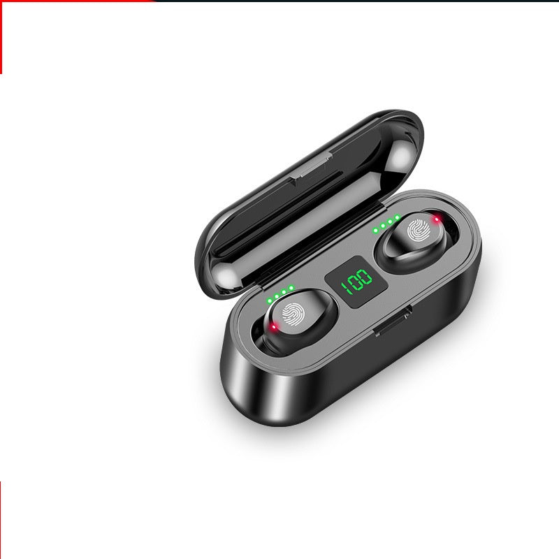 F9 Bluetooth TWS Earbuds with Touch Control and Display