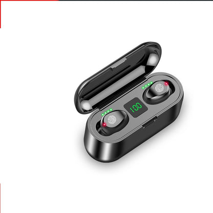 F9 Bluetooth TWS Earbuds with Touch Control and Display