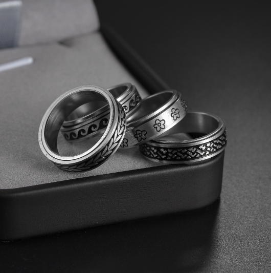 Titanium Steel Ring for Men's and Women's Fashion