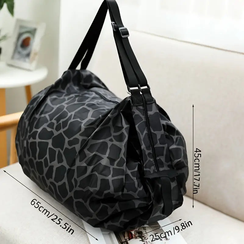 Eco-Chic Waterproof Shopping Tote